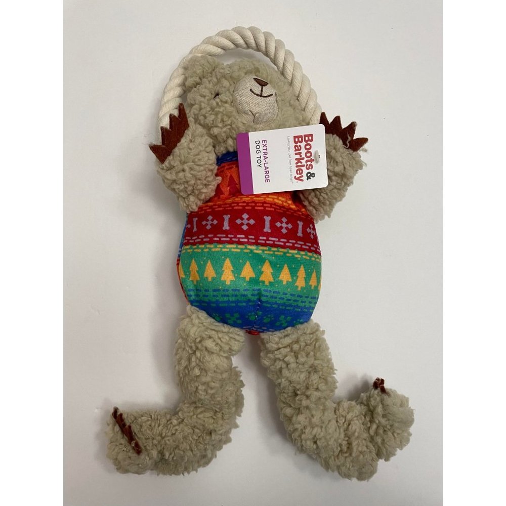 NWT- Bear Rope and Plush Dog Toy